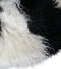 Dolce &amp; Gabbana Black White Stripes Mohair Fur Bucket Hat