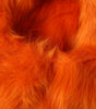 Dolce &amp; Gabbana Orange Faux Fur Whole Head Wrap Hat
