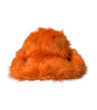 Dolce &amp; Gabbana Orange Faux Fur Polyester Fedora Hat
