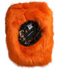 Dolce &amp; Gabbana Orange Faux Fur Polyester Fedora Hat