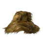 Dolce &amp; Gabbana Brown Modacrylic Faux Fur Bucket Hat