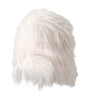 Dolce &amp; Gabbana White Acrylic Fur Womens Bucket Hat