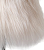 Dolce &amp; Gabbana White Acrylic Fur Womens Bucket Hat