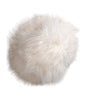 Dolce &amp; Gabbana White Acrylic Fur Womens Bucket Hat
