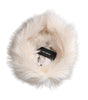 Dolce &amp; Gabbana White Acrylic Fur Womens Bucket Hat