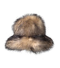 Dolce &amp; Gabbana Brown Faux Fur Modacrylic Fedora Hat