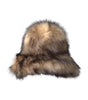 Dolce &amp; Gabbana Brown Faux Fur Modacrylic Fedora Hat
