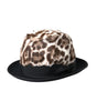 Dolce &amp; Gabbana Multicolor Leopard Women Fedora Hat