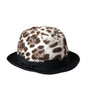 Dolce &amp; Gabbana Multicolor Leopard Women Fedora Hat