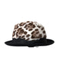 Dolce &amp; Gabbana Multicolor Leopard Women Fedora Hat