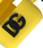 Dolce & Gabbana Yellow Silicone Logo Embossed Airpods Case