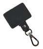 Dolce & Gabbana Black Plain Leather Silver Metal Airpods Case