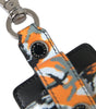Dolce & Gabbana Multicolor Camouflage Print Leather Metal Airpods Case