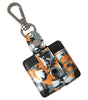 Dolce & Gabbana Multicolor Camouflage Print Leather Logo Metal Airpods Case