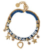 Dolce & Gabbana Gold Tone Brass Chain Iam The Star Bracelet