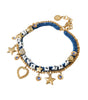 Dolce & Gabbana Gold Tone Brass Chain Iam The Star Bracelet