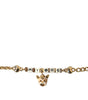Dolce &amp; Gabbana Gold Tone Brass Chain MY DOG Heart Bracelet