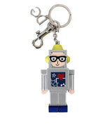 Porte-clés Dolce &amp; Gabbana multicolore avec logo astronaute spatial en métal