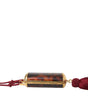 Dolce & Gabbana Brown Leopard Mini Mirror Tassel Make Up Holder Bag