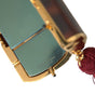 Dolce & Gabbana Brown Leopard Mini Mirror Tassel Make Up Holder Bag