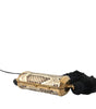 Dolce & Gabbana Beige Exotic Leather Mini Mirror Tassel Make Up Holder Bag
