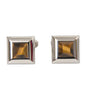 Boutons de manchette Dolce &amp; Gabbana en laiton plaqué argent et cristal