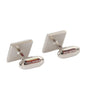 Boutons de manchette Dolce &amp; Gabbana en laiton plaqué argent et cristal