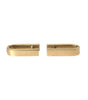 Boutons de manchette Dolce &amp; Gabbana pour homme en laiton plaqué or
