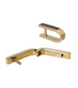 Boutons de manchette Dolce &amp; Gabbana pour homme en laiton plaqué or