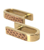 Dolce & Gabbana Gold Plated Metal Brass Pin Men Cufflinks