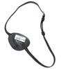 Dolce & Gabbana Black Calfskin Leather Metal DG Logo Eye Patch