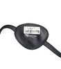 Dolce & Gabbana Black Calfskin Leather Metal DG Logo Eye Patch