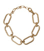 Dolce &amp; Gabbana Gold Tone Brass Large Link Chain Jewelry Necklace
