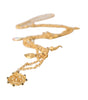Dolce & Gabbana Gold Tone Chain Brass Charm Statement Sicily Necklace