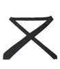 Dolce &amp; Gabbana Black 100% Silk Adjustable Necktie Face Mask