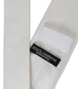 Dolce &amp; Gabbana White Silk Blend Adjustable Tie Men