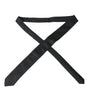 Dolce &amp; Gabbana Black STAFF Patterned Cotton Adjustable Men Tie