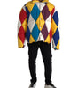 Dolce & Gabbana Multicolor Windbreaker Puffer Jacket Men