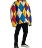 Dolce & Gabbana Multicolor Windbreaker Puffer Jacket Men