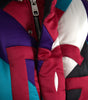 Dolce & Gabbana Multicolor Logo Windbreaker Puffer Jacket