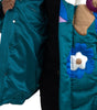 Dolce & Gabbana Multicolor Floral Windbreaker Puffer Jacket