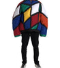Dolce & Gabbana Multicolor Quilted Hooded Puffer Jacket