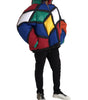 Dolce & Gabbana Multicolor Quilted Hooded Puffer Jacket