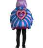 Dolce & Gabbana Multicolor Heart Logo Hooded Puffer Jacket