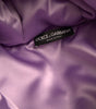 Dolce & Gabbana Multicolor Heart Logo Hooded Puffer Jacket