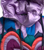 Dolce & Gabbana Multicolor Heart Logo Hooded Puffer Jacket