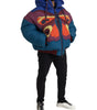Dolce & Gabbana Multicolor Butterfly Hooded Puffer Jacket