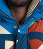 Dolce & Gabbana Multicolor Logo Windbreaker Puffer Jacket
