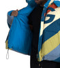 Dolce & Gabbana Multicolor Logo Windbreaker Puffer Jacket