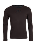 Dolce &amp; Gabbana Brown DG Logo Crewneck Pullover Sweater